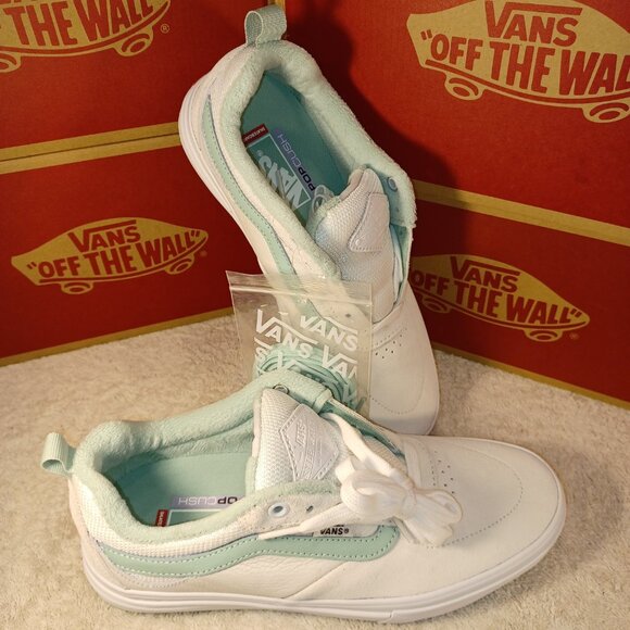 Vans Men's 7/Women's 8.5 Kyle Walker Sport Vtg White/Mint VN0A5JIE9C9 - Picture 5 of 12